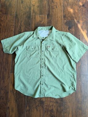 Orvis Fishing Shirt Men’s XXL Button Down Performance Outdoor light Green (U6)